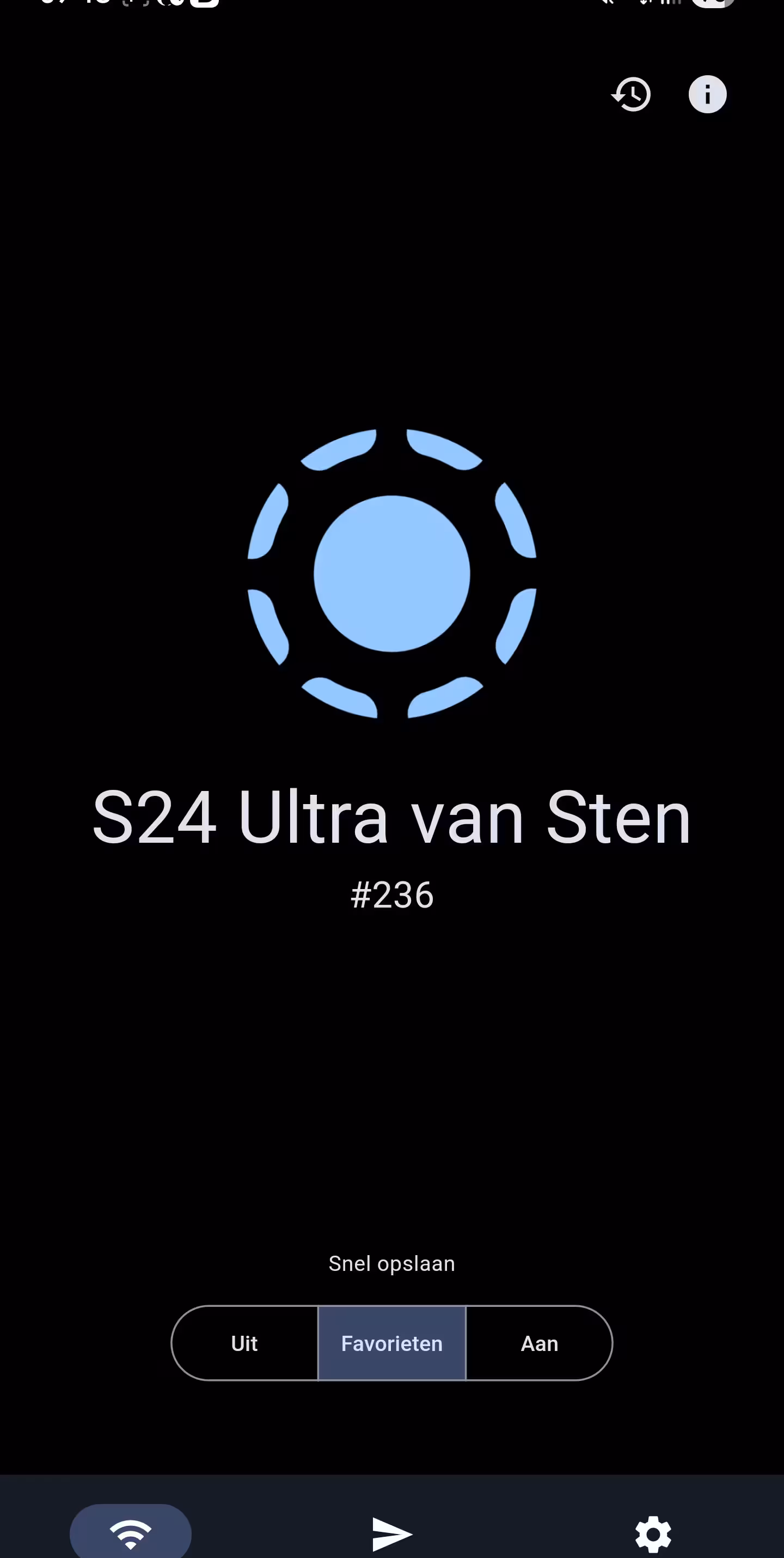 LocalSend on Android - transfer in progress
