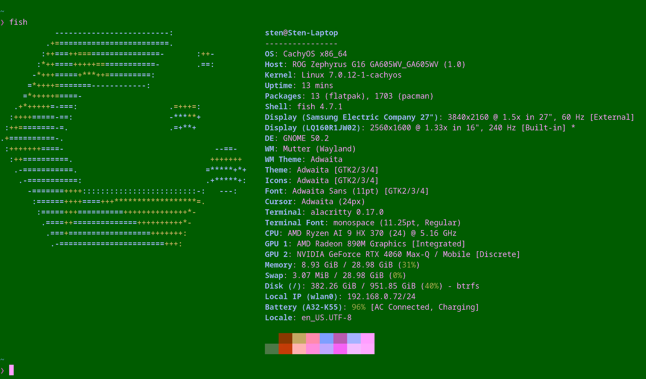 System information overview